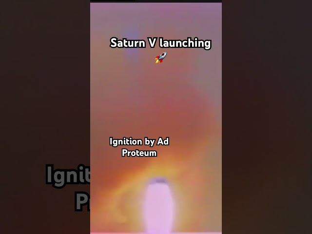 Saturn V launching