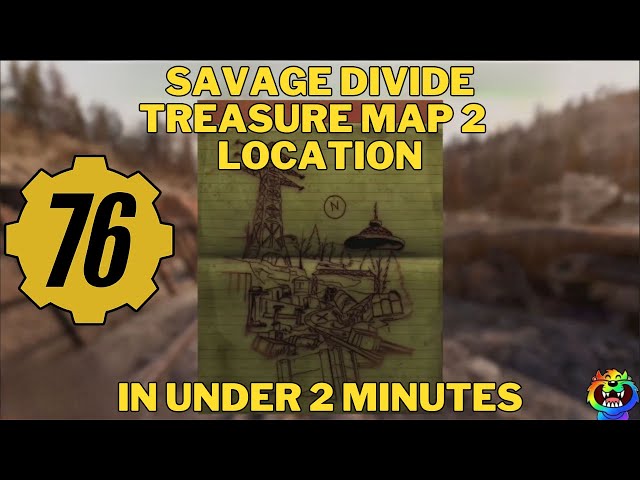 How to Find the Savage Divide Treasure Map 2 in #fallout76 #fallout76guide