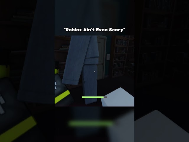 Grown man screams at terrible Roblox game. #roblox #horror #funnymoments