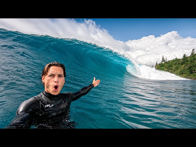 SURFING THE BIGGEST WAVES OF MY LIFE?! (RAW POV)