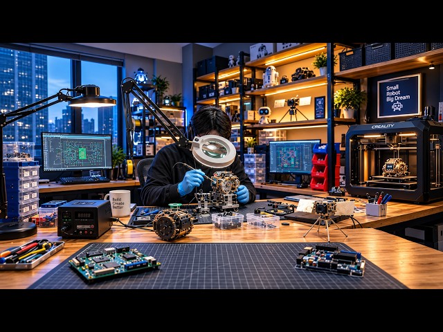 Top 5 fascinating desktop robot and electronic gadget projects you've never seen before.