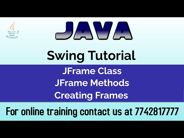 Swing in Java Explained |  JFrame  in Java | Java Swing Tutorial