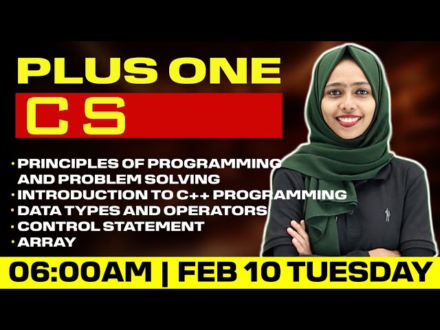 Plus One Computer Science | Chapter : 4,5,6,7, 8 | Exam Winner