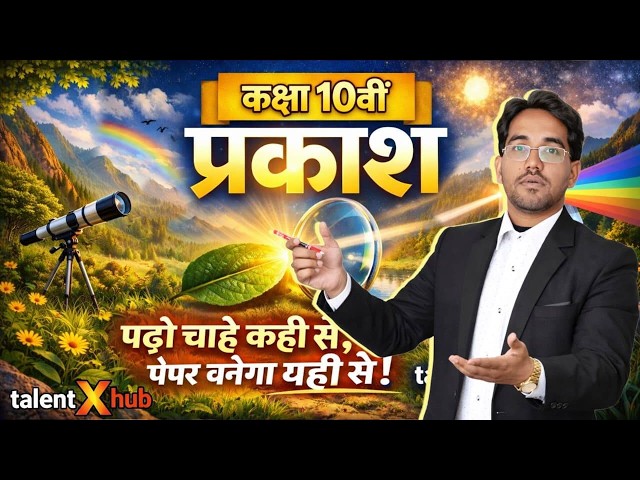 Class 10 Science Chapter 10: प्रकाश (Light) Top VVI Questions | Board Exam 2027