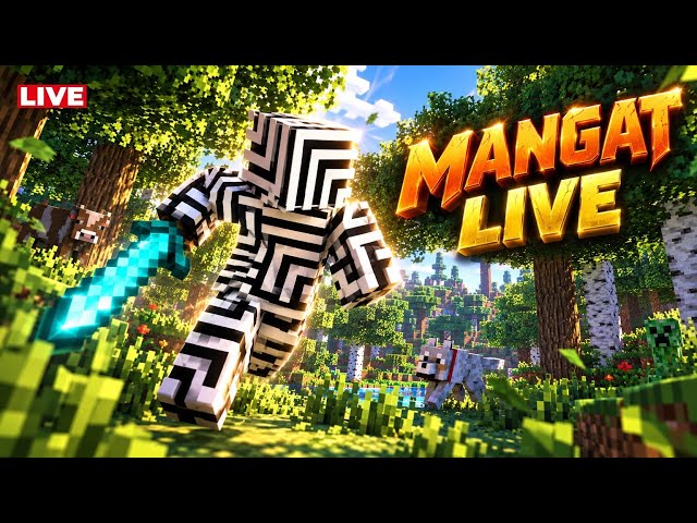 🔴 MANGAT MINECRAFT HARDCORE LIVE GAMEPLAY BUILD UNLIMITED GOLD FARM 🔴