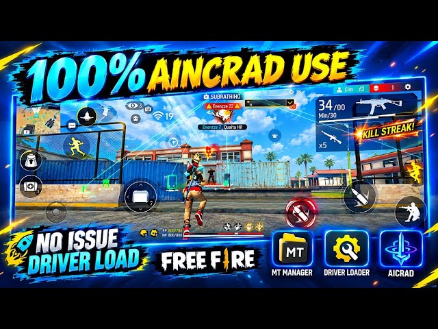 AINCRAD FULL SETUP 🔥 FREE FIRE | STEP BY STEP TUTORIAL | MT MANAGER + DRIVER LOADER (Android)