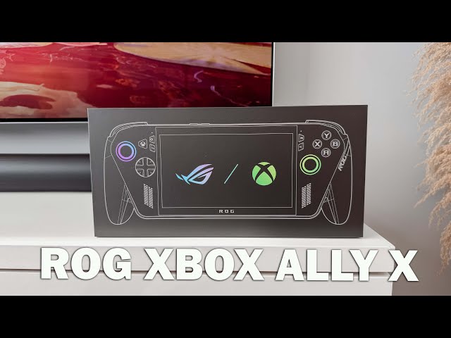 NEW ASUS ROG XBOX ALLY X Unboxing, Setup, Gaming + Sim Racing ASMR