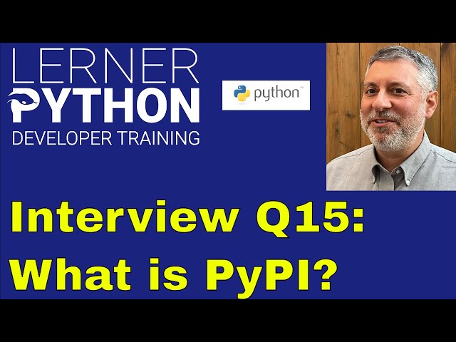 Python interview question #15: What is PyPI?