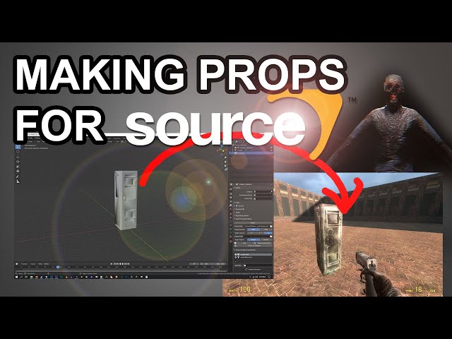 Making Props for Source Engine in 6 Minutes (Blender)