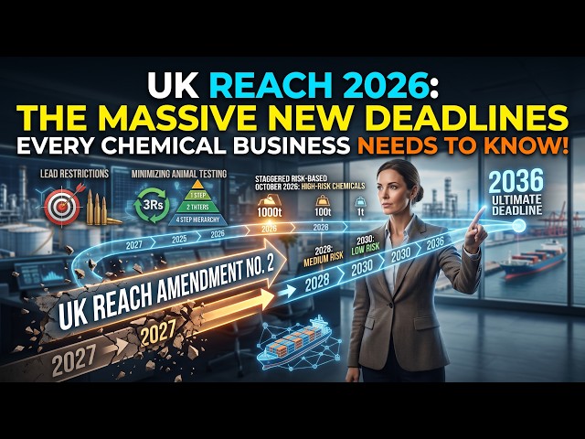 UK REACH 2026: The Massive New Deadlines Every Chemical Business Needs To Know!