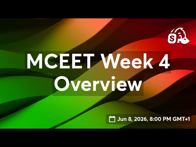 MCEET Week 4 Overview