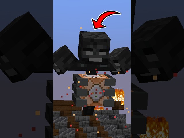 How to summon Wither Storm minecraft😱 no mods #minecraft