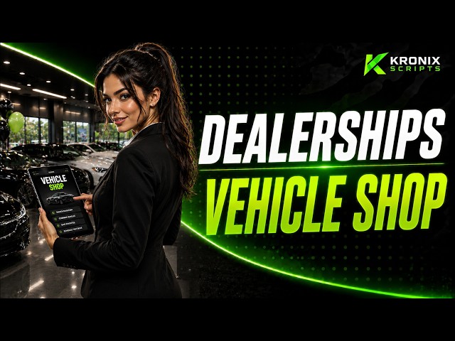 🚗 The Most Advanced Dealerships / Vehicle Shop System for FiveM in 2026 (Full Showcase)