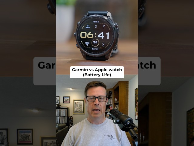 Garmin vs Apple Battery life 🔋