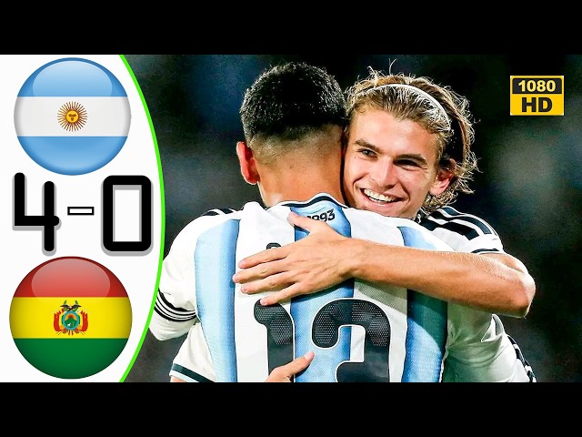 No More Messi | Argentina vs Bolivia 4-0 Highlights & All Goals 2026