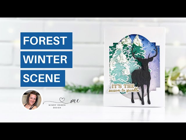 Forest Winter Scene : Honey Bee Stamps Holiday Wishes Youtube Hop