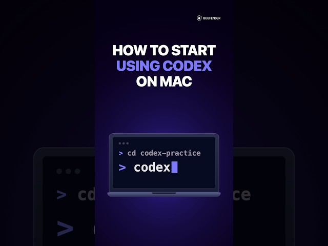 How to Use ChatGPT Codex on Mac for the First Time #shorts #aicoding #aidevelopment #iosdev