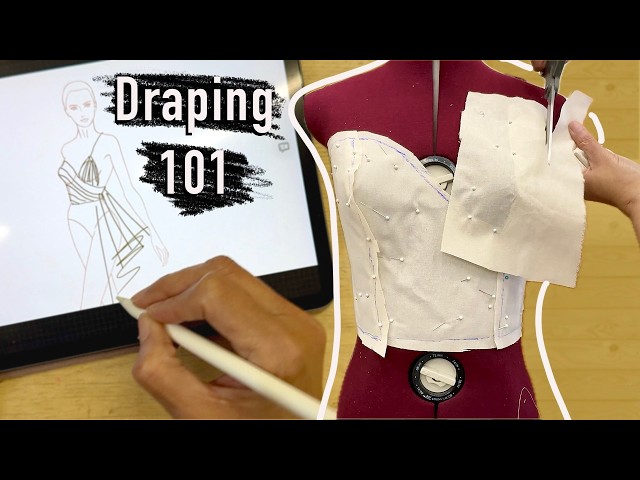 How to Drape a Mannequin w/ YOUR Design: Draping Crash Course Part 2