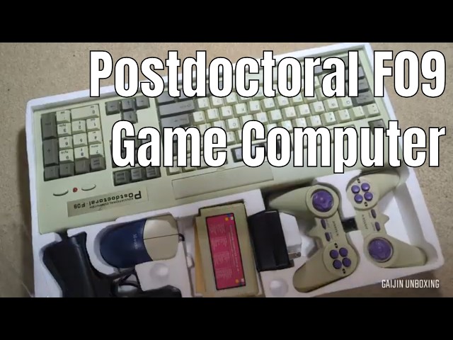Rare Postdoctoral F09 Game Computer Famiclone
