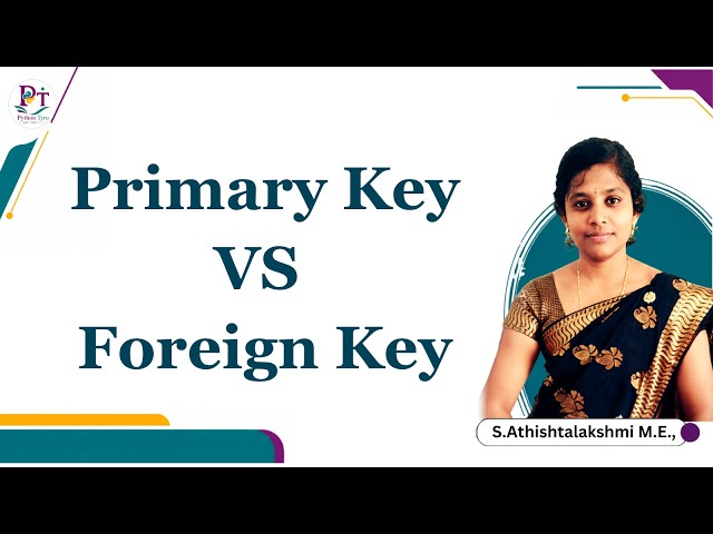 Difference Between Primary Key and Foreign Key In DBMS