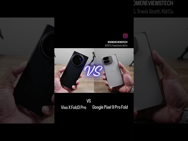 Coming Soon Vivo X Fold3 Pro vs the Google Pixel 9 Pro Fold... Like & subscribe #vivo #pixel #shorts