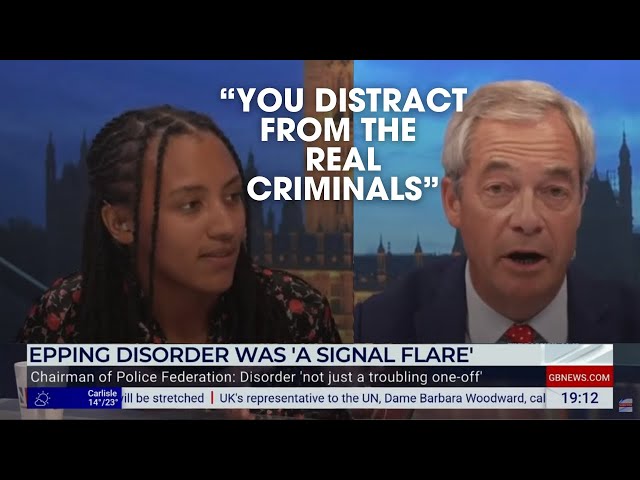 FIONA LALI debates FARAGE on GB News - "You distract from the real criminals" (full clip)