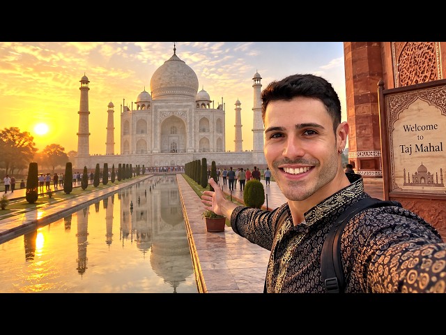 My First Time Seeing the TAJ MAHAL 🇮🇳 (I’m in Awe)