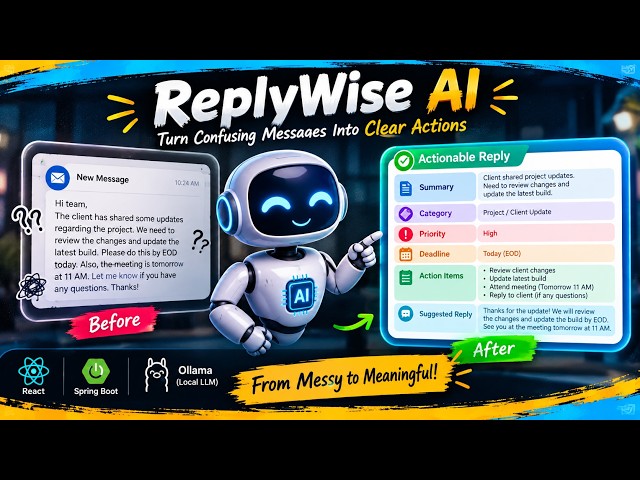 I Built an AI That Turns Messy Messages Into Actionable Tasks 🤖 | ReplyWise AI