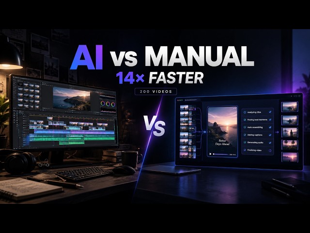 AI Video Creation vs Manual Editing: Real Cost, Time & Quality Test