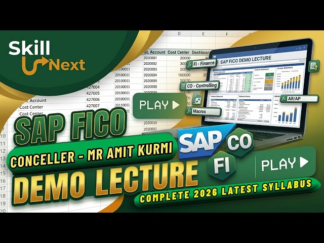 SAP FICO Free Demo Class 2026 | Complete Masterclass & Course Overview | SkillNXT