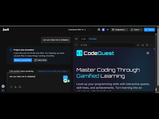 CodeQuest-AI Turn Idea to Real Vibe Coding Studio