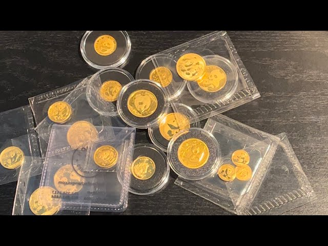 China Panda Gold Coins Full Collection Full Stack