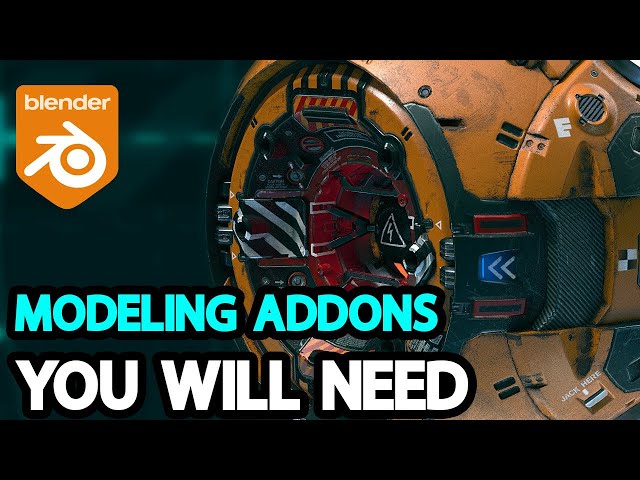 Blender Addons for Hard Surface Modeling