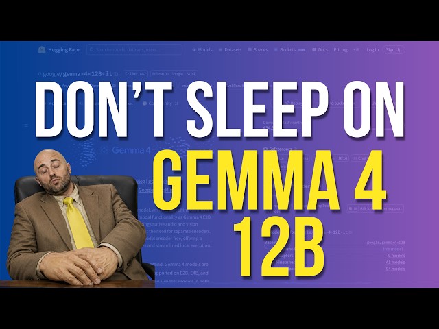 Gemma 4 12B: The First Open Model I've Been Excited About In a While