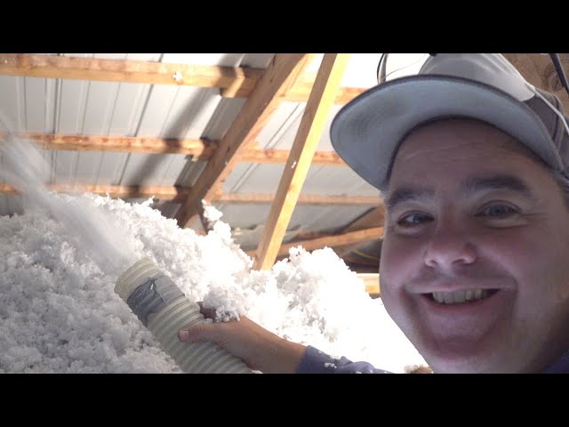 Ceiling and Insulation for the Pole Barn!!