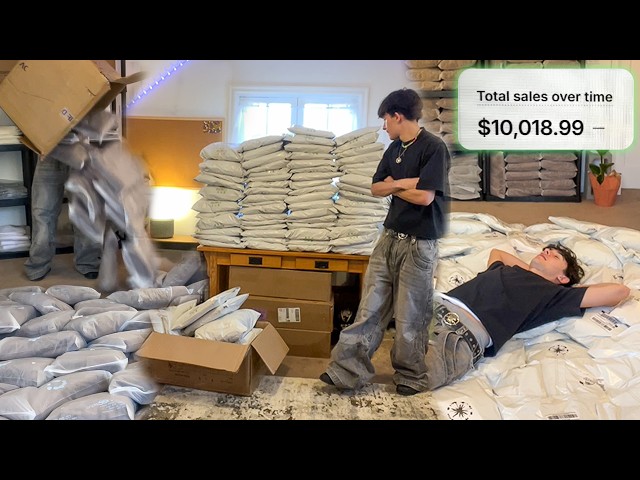i made $10,018.99 in 6 days with my clothing brand