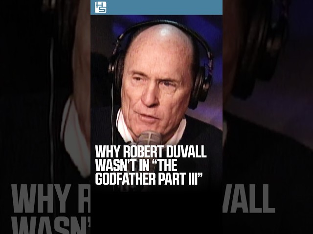 Why Robert Duvall Wasn’t in “The Godfather Part III” (1998)