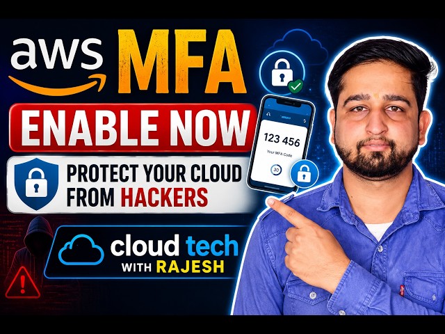 Enable AWS MFA Now - Protect Your Cloud from Hackers | Don't Skip This! AWS MFA Setup  tutorial