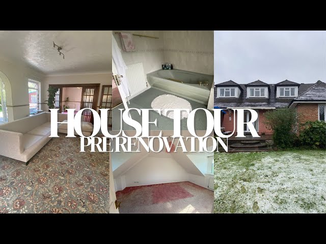 EMPTY HOUSE TOUR PRE RENOVATION