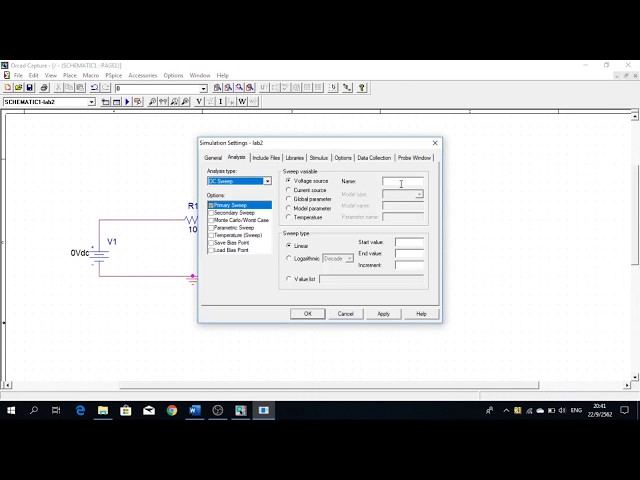 Orcad-Capture Diode Characteristics
