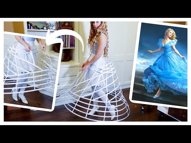 Making a Hoop Skirt w/ Secret Handles! — How to Make Cinderella's Crinoline
