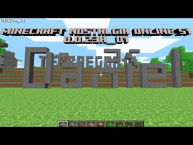 Minecraft Nostalgia Online S1: We upgraded to 0.0.23a_01 ft. TheClassicMan30 and Alex64