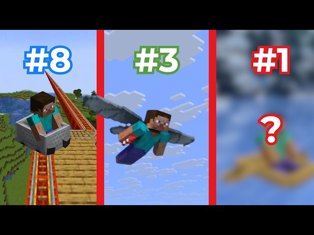 Every Minecraft Transportation Method Ranked Slowest to Fastest