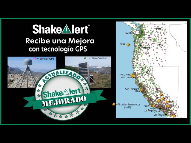 ShakeAlert recibe una mejora con tecnología GPS