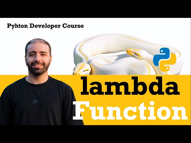 MASTERING Python's LAMBDA Function is Easier Than You Think!