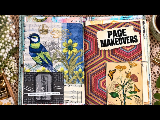 Can I Make My Beginner Junk Journal Better? | Makeover Part 2 - Pages