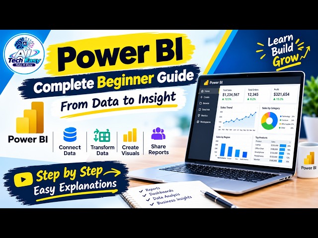 Power BI Tutorial for Beginners | Complete Power BI Course Step by Step