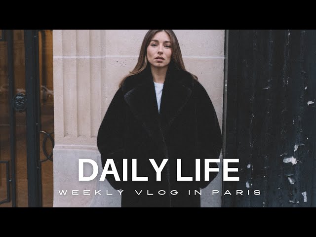 Weekly Vlog in Paris : Come to a photoshoot with me, Adanola try on and I give myself a glow up !