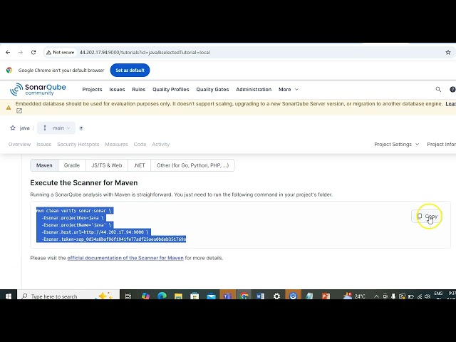 "Check Java Code Quality with SonarQube | Hello World Project Demo ☕✅"