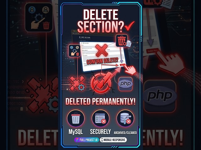 How to Safely Delete Database Records with PHP & MySQL